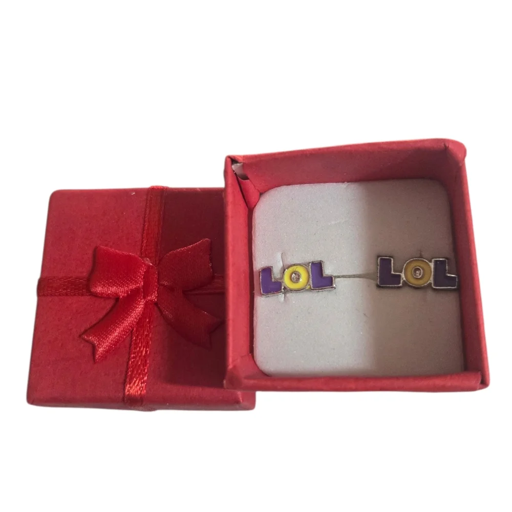 LOL‎ Kids Earrings with Silver Back